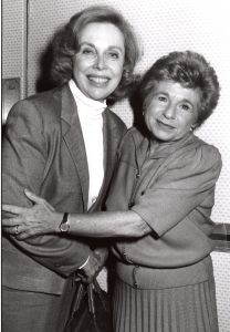 Dr. Joyce Brothers and Dr. Ruth Westheimer 1986, NY.jpg